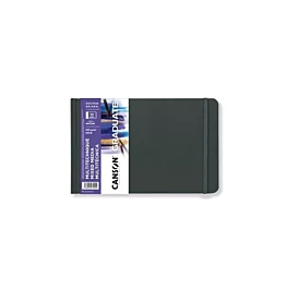 Cuaderno Graduate Mixed Media Blanco Tapa Dura Grano Fino Canson 21,6x14cm 200g/m²