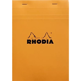 Bloc Notas Grapado Naranja Cuadrícula Rhodia N.16 A5