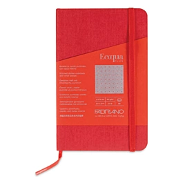Zeszyt Lampone w kropki EcoQua Stitch Fabriano 9x14cm 90gr/m² 