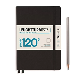 Cuaderno Medium negro liso Leuchtturm1917 A5 120g/m2