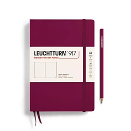 Leuchtturm1917 Medium notebook red smooth port A5