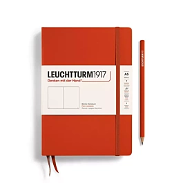 Leuchtturm1917 Medium smooth fox red notebook A5