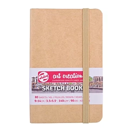 Cuaderno Sketch Book Kraft ArtCreation 140g/m² 9x14cm