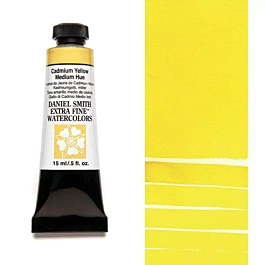 Daniel Smith Extra-Fine Watercolour, Cadmium Yellow Medium Hue, S.3 tube, 15ml