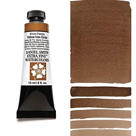 Daniel Smith Extra-Fine Eco-Friendly Yellow Iron Oxide Watercolour, S.2 tube, 15ml