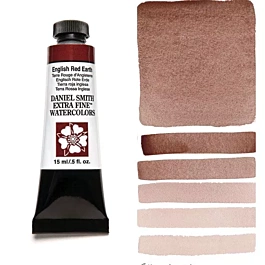 Daniel Smith Extra-Fine English Red Earth Watercolour, S.1 tube, 15ml