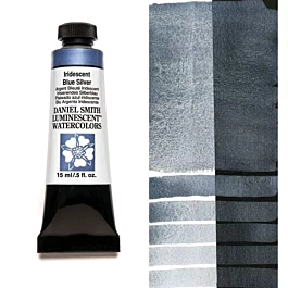 Acuarela Extrafina Iridescent Blue-Silver tubo Daniel Smith 15ml