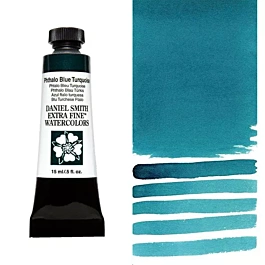 Daniel Smith Extra-Fine Watercolour, Phthalo Blue Turquoise Grey, S.2 tube, 15ml