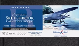 Sketchbook Beta Multitechnic 270 g/m² Black Stillman & Birn 23x15cm