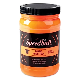 Tinta para serigrafía textil Fluor Orange Speedball 946ml