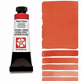 Daniel Smith Extra-Fine Watercolour, Mayan Orange, S.3 tube, 15ml