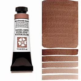 Daniel Smith Genuine Burnt Bronzite Extra-Fine Watercolour, S.3 tube, 15ml
