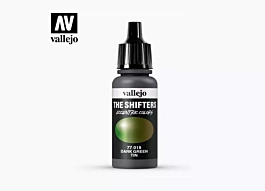 Pintura modelismo 018 Dark Green Tin Eccentric Colors The Shifters Vallejo 17ml