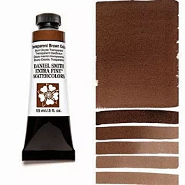 Daniel Smith Extra-Fine Transparent Brown Oxide Watercolour, S.1 tube, 15ml