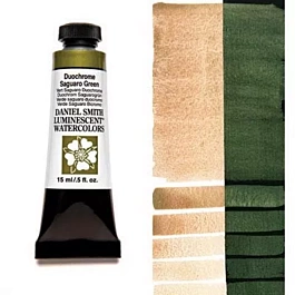 Acuarela Extrafina Duochrome Saguaro Green tubo Daniel Smith 15ml