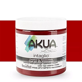 Tusz do grawerowania Cadmium Red Medium Hue Akua Intaglio Speedball 236ml