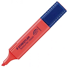 Rotulador Rojo fluorescente Happy Textsurfer Classic Staedtler