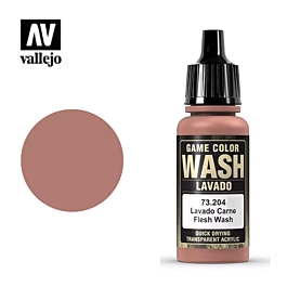 Pintura modelismo 204 Carne Game Color Wash Vallejo 17ml