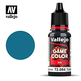 Pintura modelismo 084 Ink Turquesa oscuro Game Color Vallejo 17ml