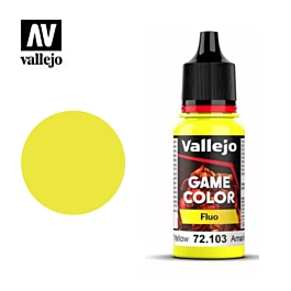 Pintura modelismo 103 Fluor Amarillo Game Color Vallejo 17ml