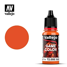 Pintura modelismo 008 Naranja Fuego Game Color Vallejo 17ml
