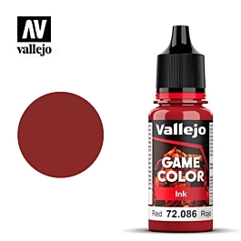 Pintura modelismo 086 Ink Rojo Game Color Vallejo 17ml
