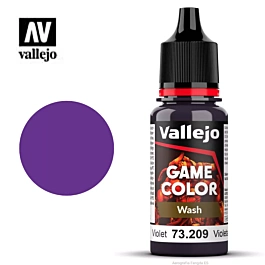 Pintura modelismo 209 Violeta Game Color Wash Vallejo 17ml