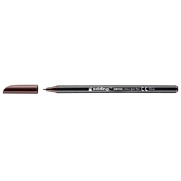 Marqueur marron foncé 1200 pointe fine Edding