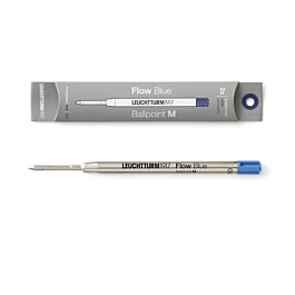 Leuchtturm1917 Set 2 ink refills biros Drehgriffel Nr.1 Royal Blue Flow M