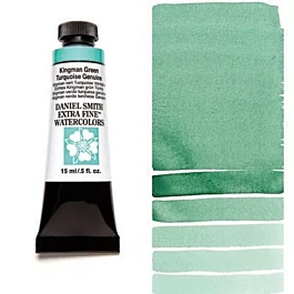 Daniel Smith Extra-Fine Kingman Green Turquoise Genuine P Watercolour, S.5 tube, 15ml