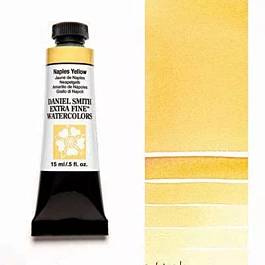 Watercolour Extra Fine Naples Yellow tube S.1 Daniel Smith 15ml