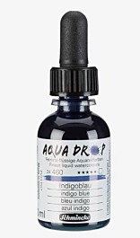 Schmincke Aqua Drop Flüssiges Aquarell Indigoblau 460 30ml
