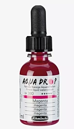 Schmincke Aqua Drop Flüssiges Aquarell Magenta 380 30ml