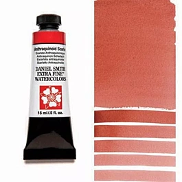 Daniel Smith Extra-Fine Anthraquinone Scarlet Watercolour, S.3 tube, 15ml