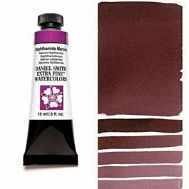 Watercolour Extrafine Napthamide Maroon tube S.1 Daniel Smith 15ml