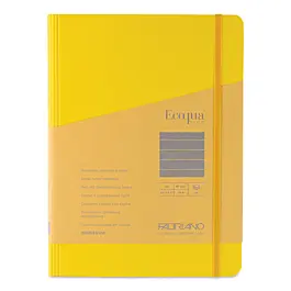 Quaderno a righe Giallo EcoQua Plus Fabriano A5 90gr/m²