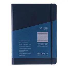 Quaderno a righe Blu EcoQua Plus Fabriano A5 90gr/m²