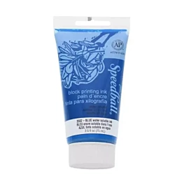 Speedball Water-Soluble Block Printing Ink Blue 75ml