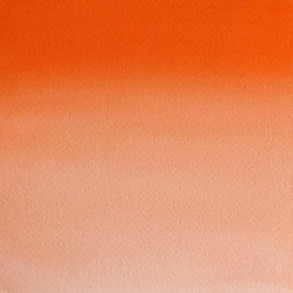 Aquarelle moyenne godet 723 Orange rouge nuance S1 Professional Winsor and Newton