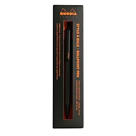 Boligrafo ScRipt Ballpoint Negro Rhodia