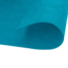 Turquoise Acrylic Flat Felt, 30 x 45 cm, 1 mm, 160 g/m²