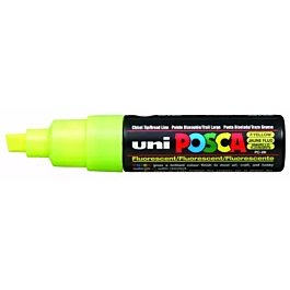 Uni Posca PC8K Highlighter Pen Fluorescent Yellow