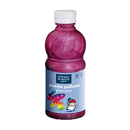 Lefranc and Bourgeois Gouache glitter Raspberry 250ml