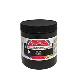 Encre acrylique pour sérigraphie Black Speedball 236 ml