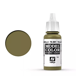 Farba modelarska 881 zielony Żółty Model Color Vallejo 17ml