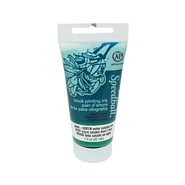Speedball Water-Soluble Block Printing Ink Green 75ml