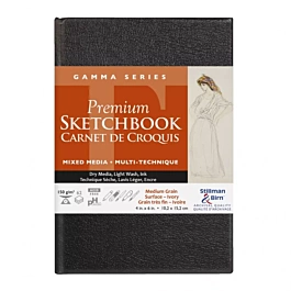 Sketchbook Gamma Multitécnica 150 g/m² Negro Stillman & Birn 10x15cm