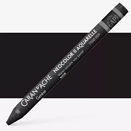 Cera 009 Nero Neocolor II Aquarelle Caran D'Ache