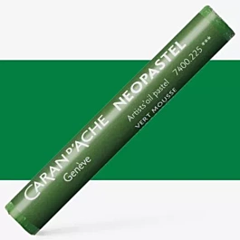 Pastel al óleo 225 Verde musgo Neopastel Caran D'Ache