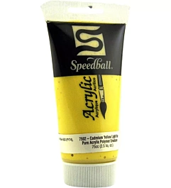 Speedball Acrylic Paint Cadmium Yellow Ligh 75ml